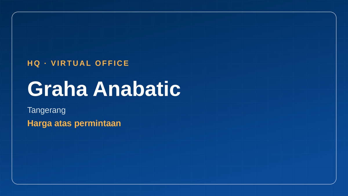 virtual office Indonesia - Graha Anabatic