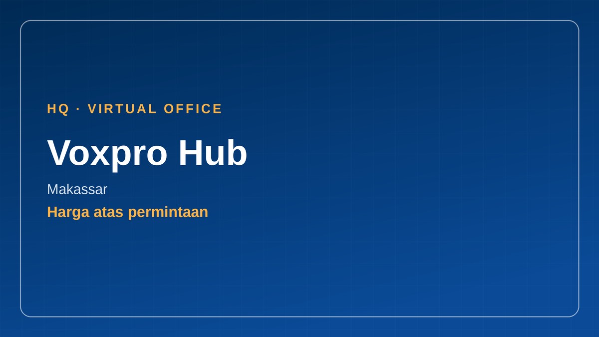 virtual office Indonesia - Voxpro Hub