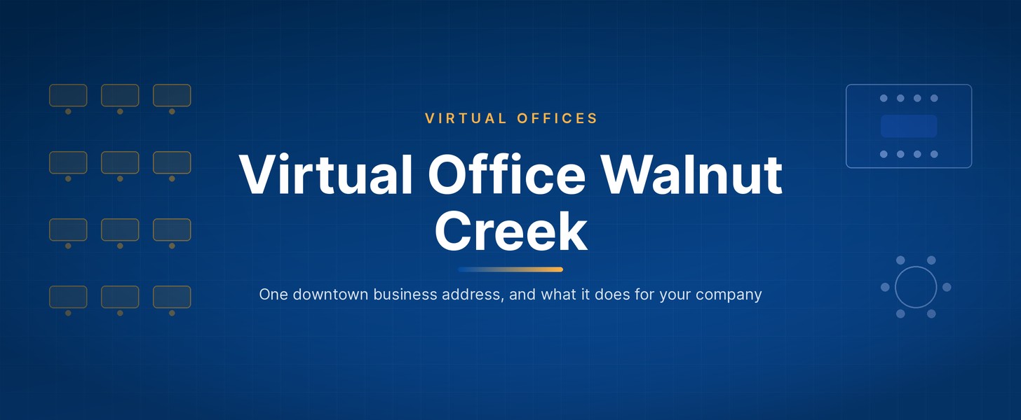 virtual office walnut creek business address on Wezoo