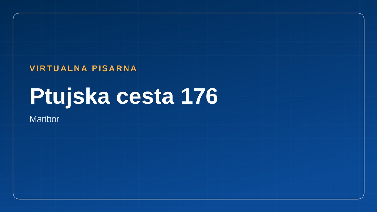 Ptujska cesta 176 v Mariboru